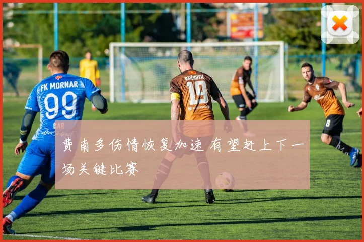 费南多伤情恢复加速 有望赶上下一场关键比赛
