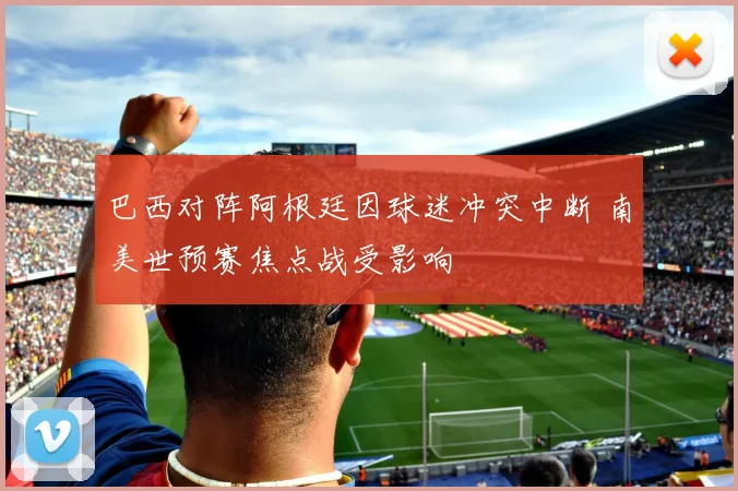 巴西对阵阿根廷因球迷冲突中断 南美世预赛焦点战受影响