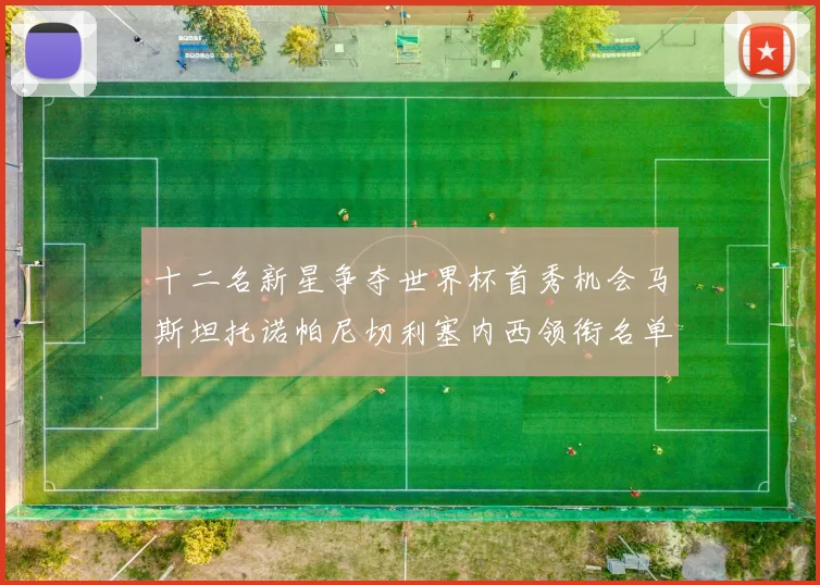 十二名新星争夺世界杯首秀机会马斯坦托诺帕尼切利塞内西领衔名单